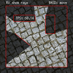 Ebiten example: raycasting