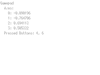 Ebiten example: gamepad